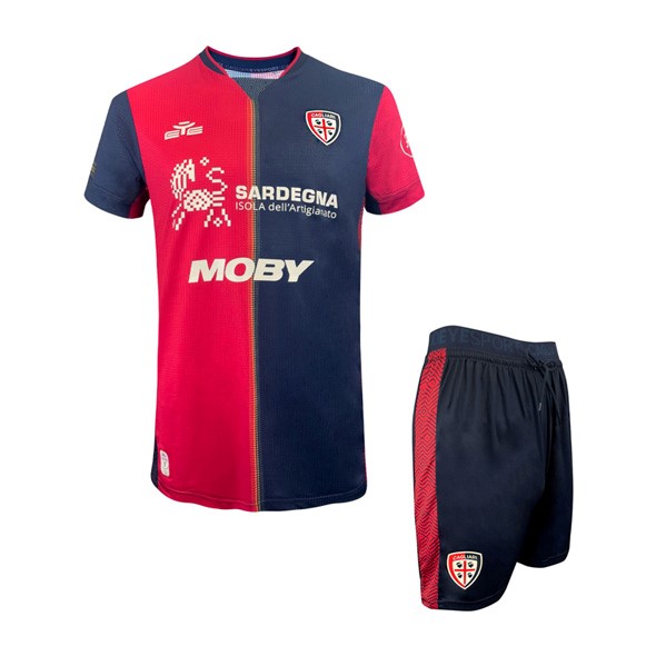 Trikot Cagliari Calcio Heim Kinder 2024-25